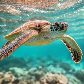 Majestic Sea Turtles and Their Coastal Habitats - Beach Coast Designs