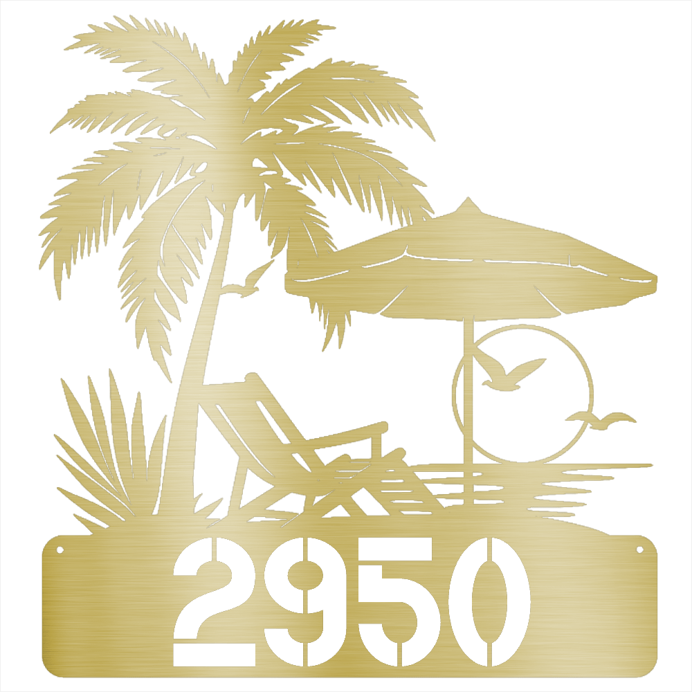 Beach House Address - Beach Coast Designs
