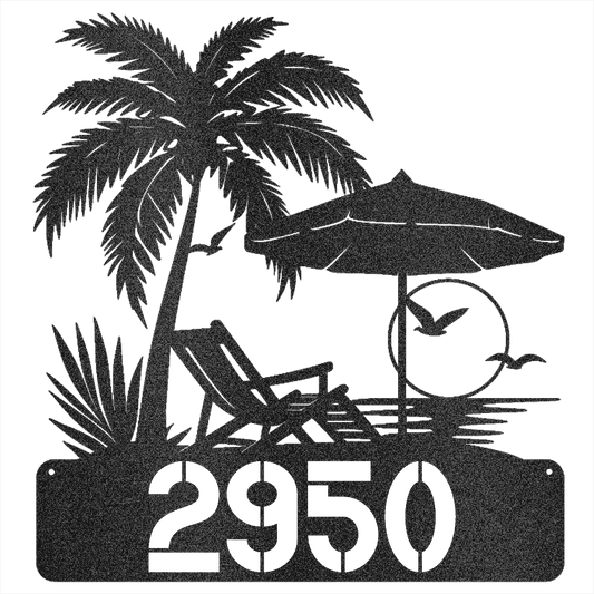 Beach House Address - Beach Coast Designs