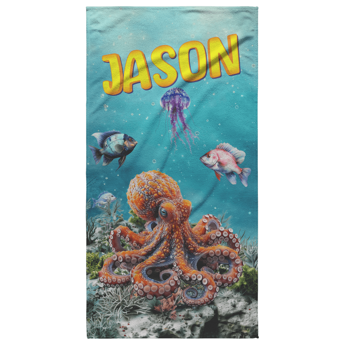 Octopus Beach Towel - Beach Coast Designs