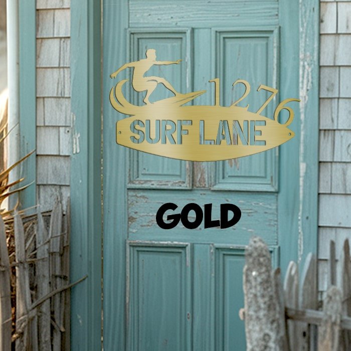 Surfboard Address - Beach Coast Designs
