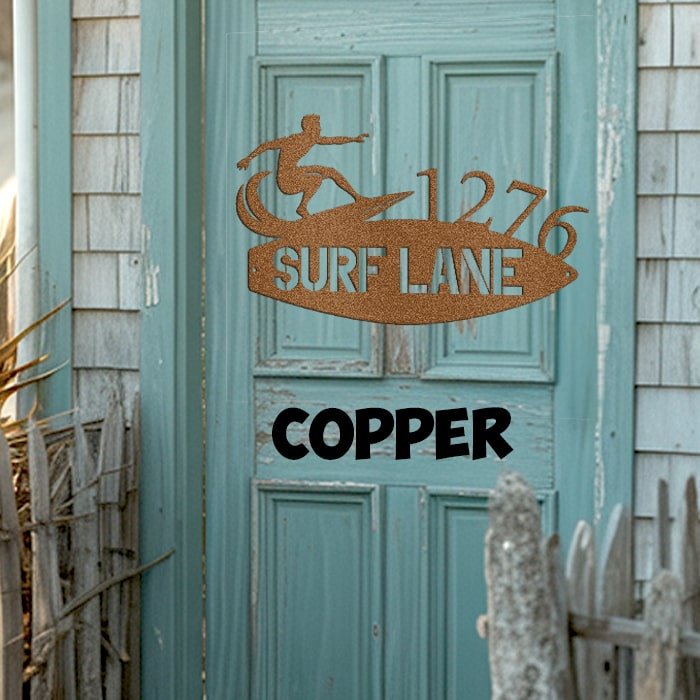 Surfboard Address - Beach Coast Designs
