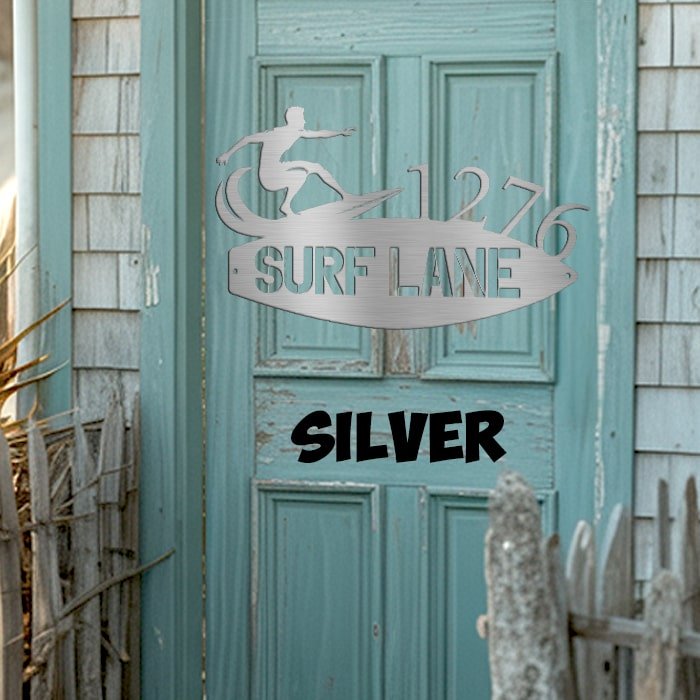 Surfboard Address - Beach Coast Designs
