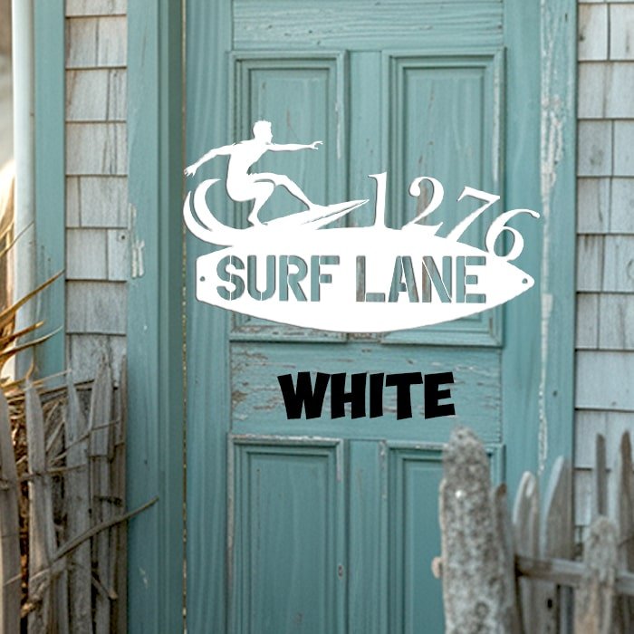 Surfboard Address - Beach Coast Designs