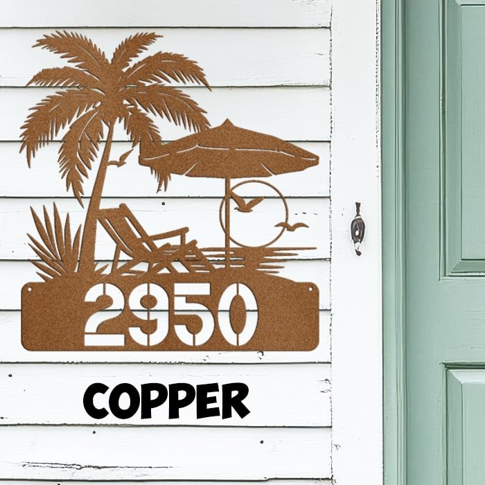 Beach House Address - Beach Coast Designs